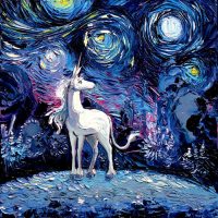 SagitariousGallery: Last Unicorn Painting
